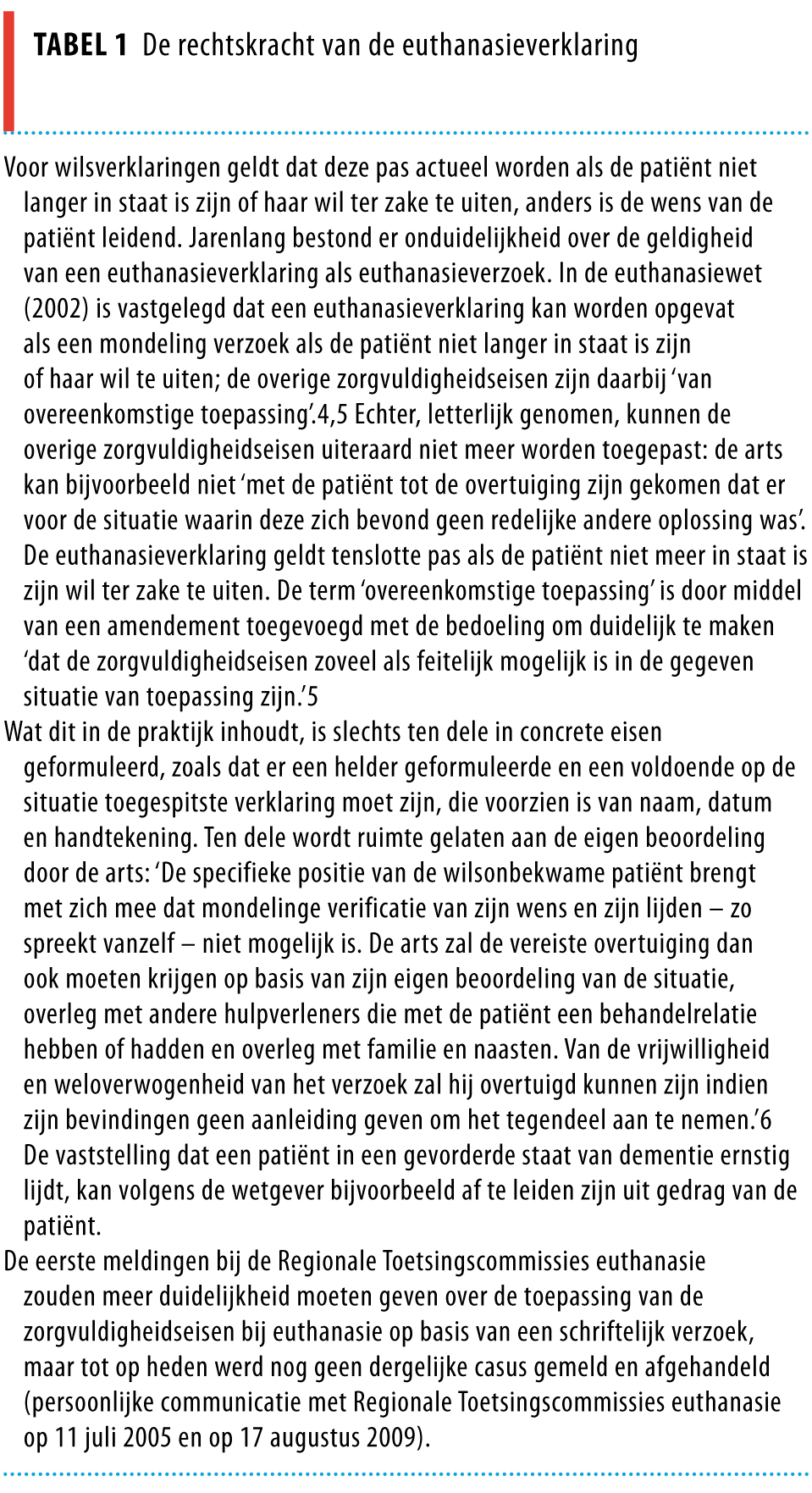 Euthanasieverklaringen bij dementie  Nederlands Tijdschrift voor