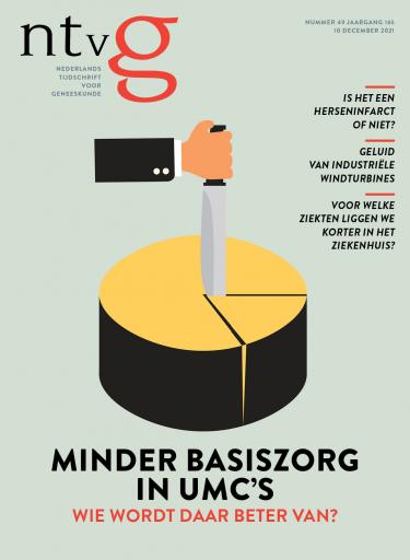 De cover van NTvG nummer 49 2021.