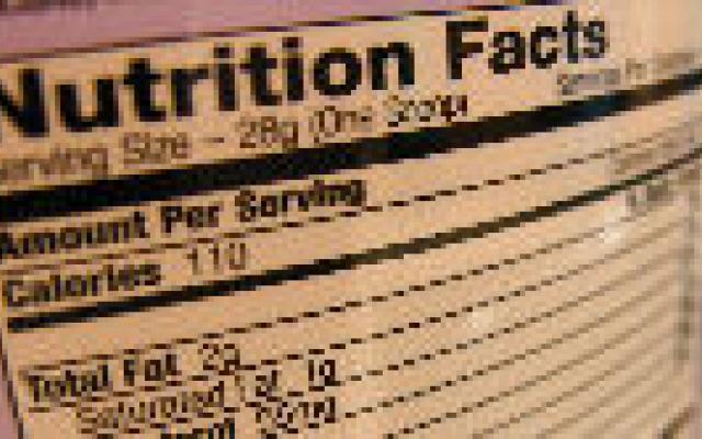 Voedingswaarde op menukaart is vergeefse moeite