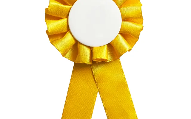 Een geel lintje.