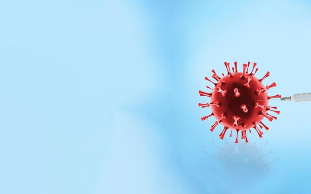 Covid die uit injectienaald komt