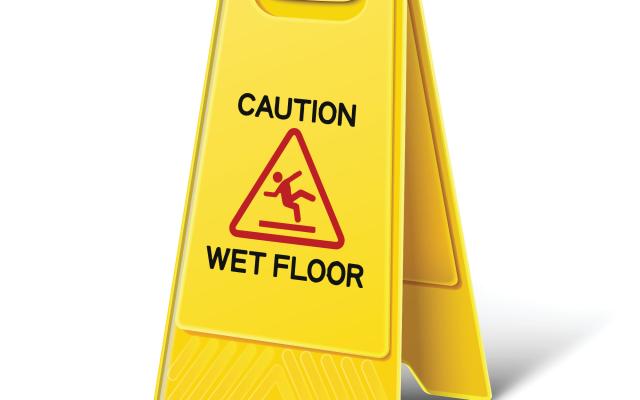 Caution Wet Floor Bordje
