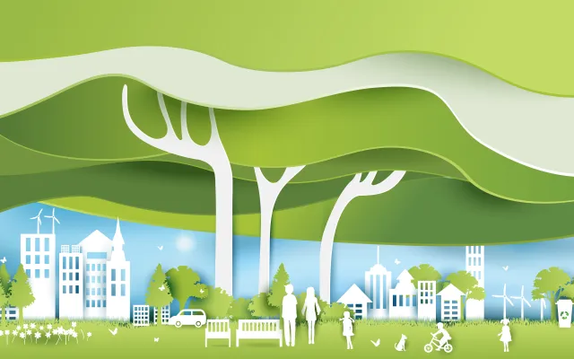 Foto: artdee2554/shutterstock Illustratie van een stad