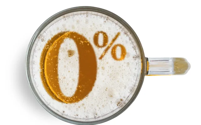 Een vergrootglas die 0% uitvergroot
