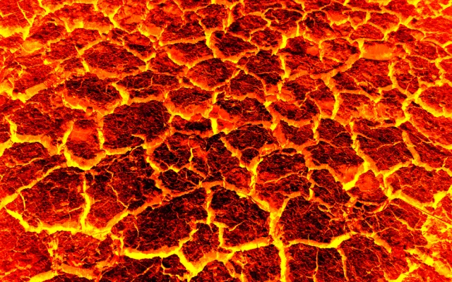 Foto: T.Thinnapat/shutterstock Brandende lava