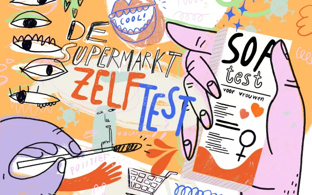 Illustratie van SOA-tests in de supermarkt