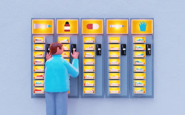 Een automatiek voor medicijnen