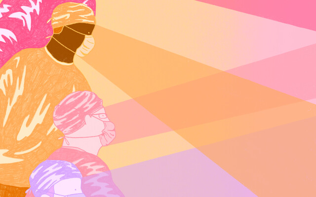 Illustratie van mensen die kijken