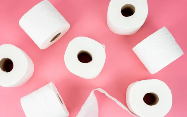 Rollen toiletpapier