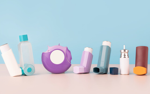 Verzameling van inhalers