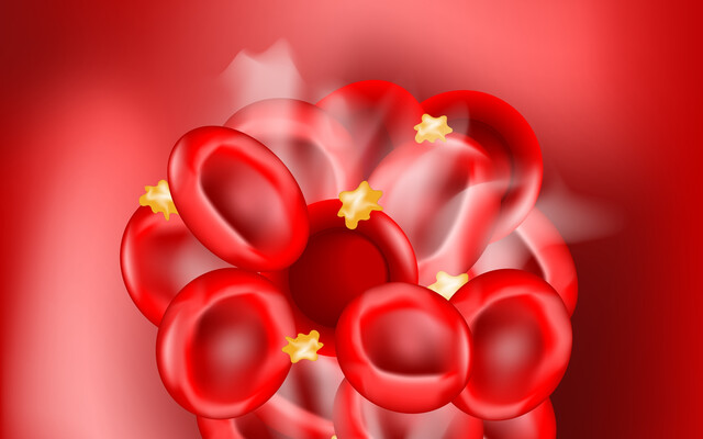 Illustratie van bloedstolling