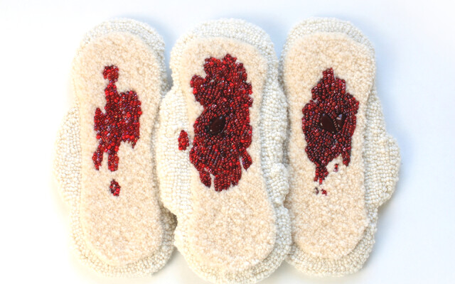 Gebruikt maandverband 