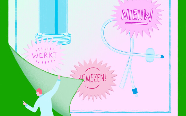 Illustratie van promotionele activiteiten