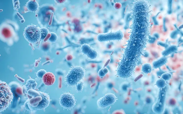 Beeld: fatido/iStock.com Microben in waterdruppel