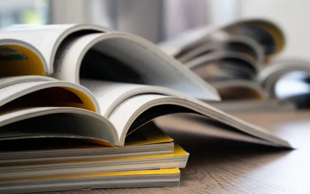 Opengeslagen tijdschriften