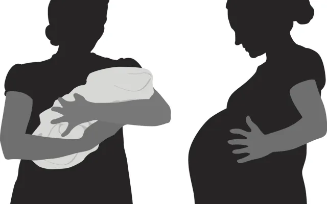 Beeld: A-Digit/iStock.com Illustratie van moeder en zwangere vrouw