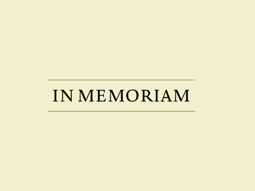 In memoriam