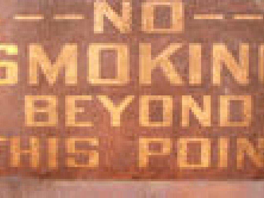 Nog steeds rook op de werkplek