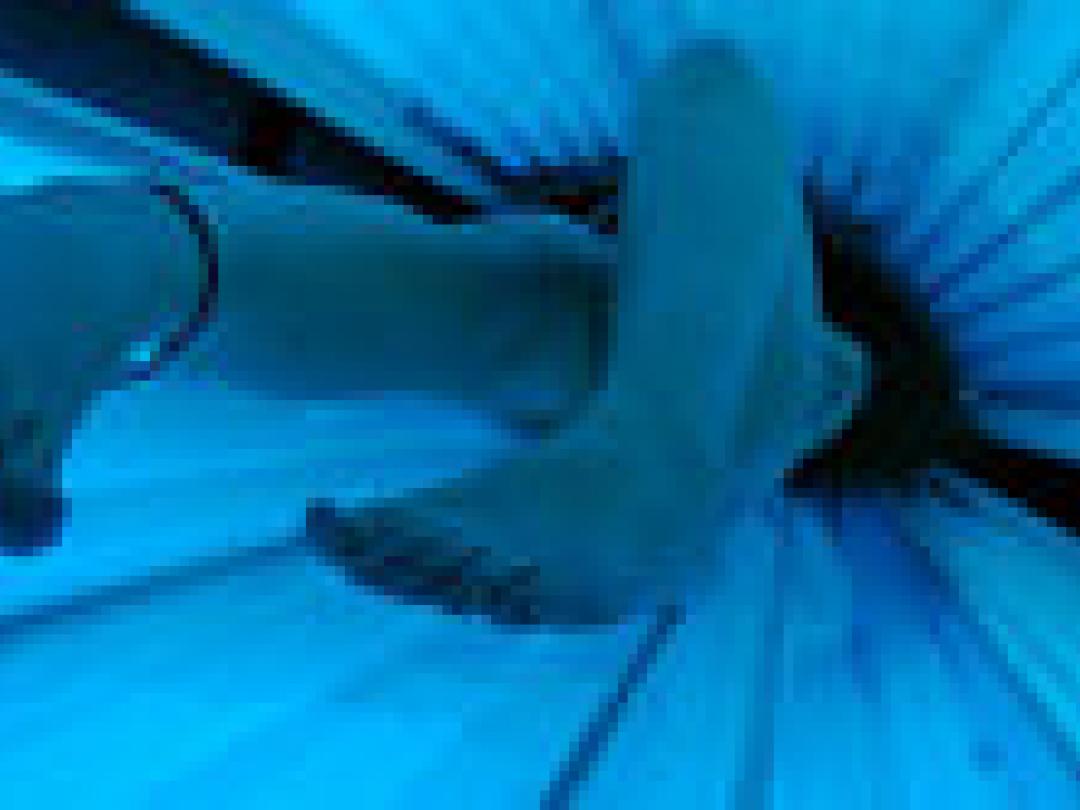 Verslaafd aan de zonnebank