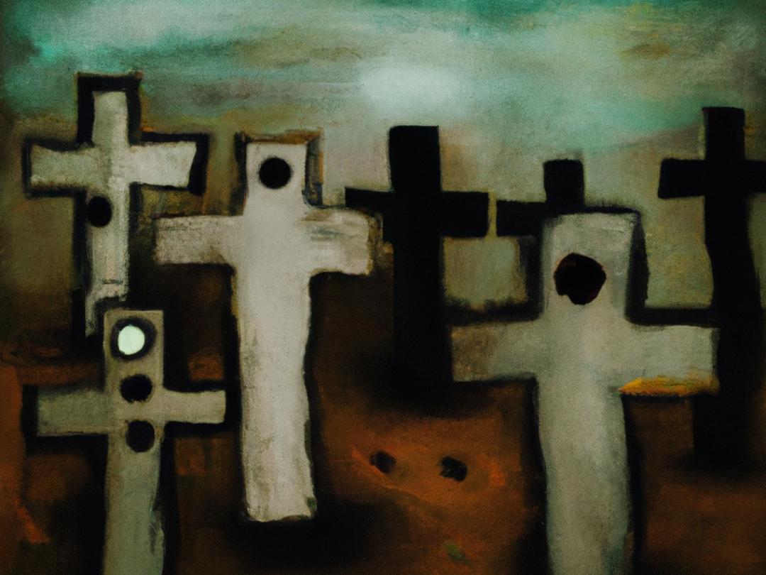 Geschilderde kruizen