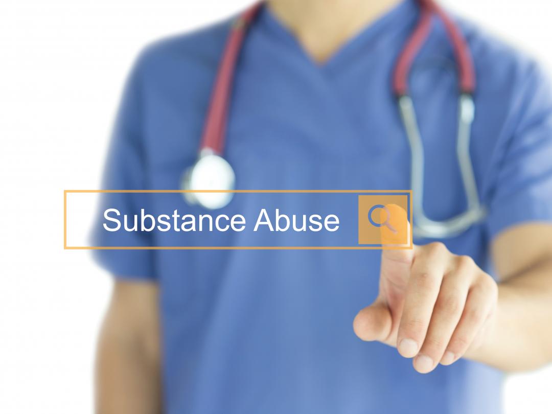 Dokter die op scherm substance abuse opzoekt