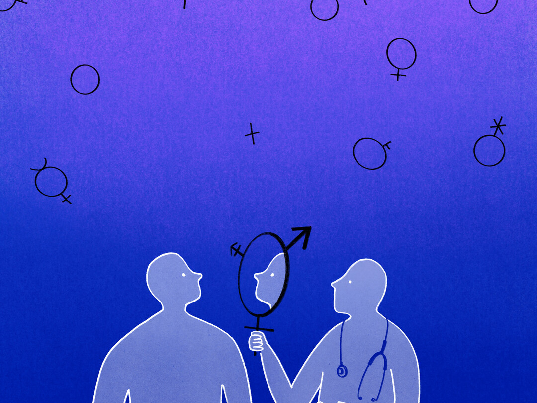 Illustratie van twee mensen