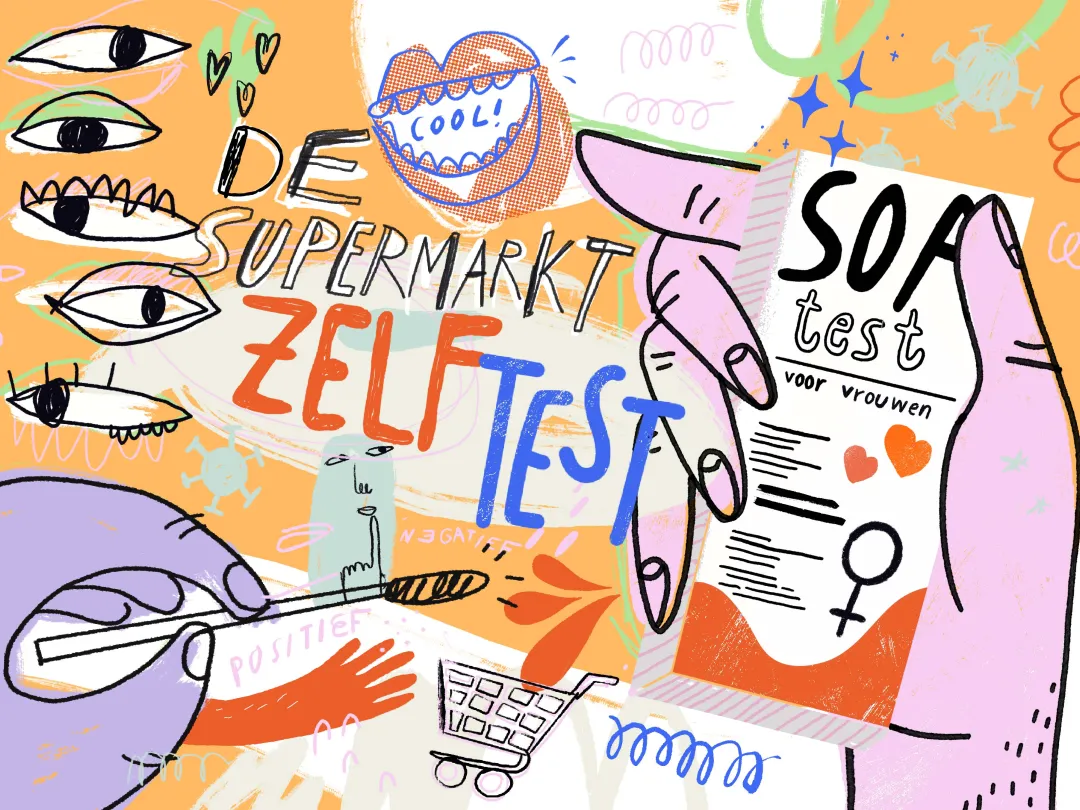 Illustratie van SOA-tests in de supermarkt