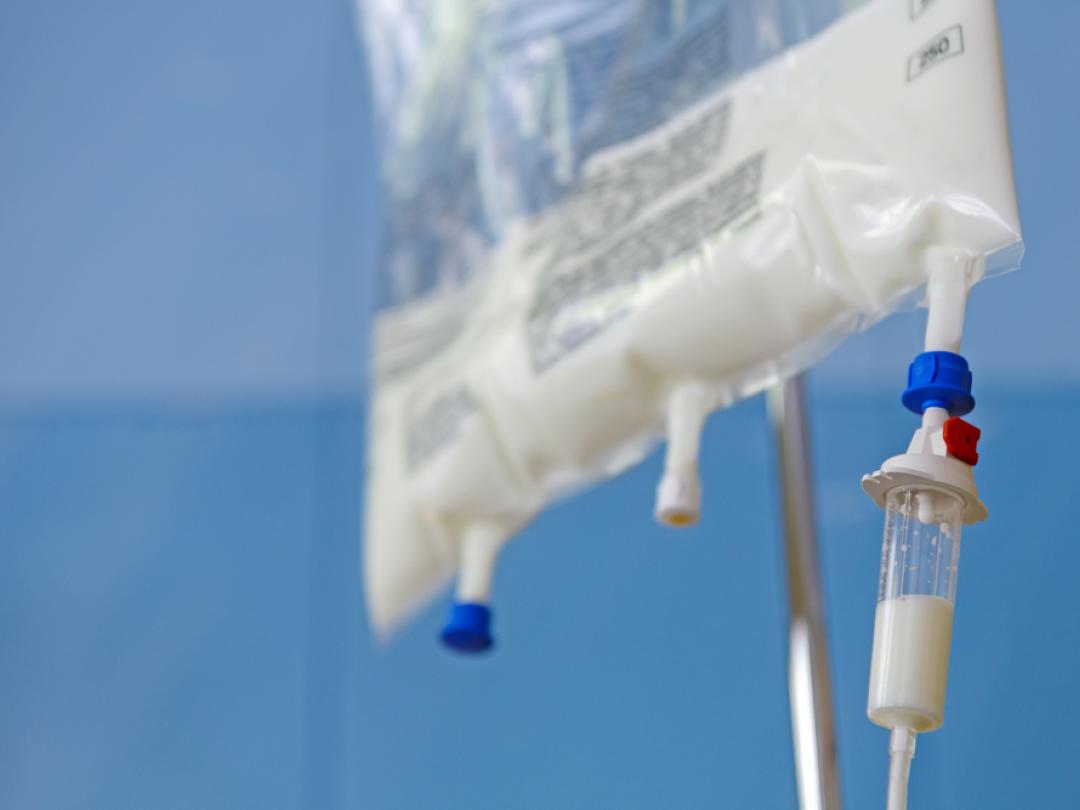 Detail van infuus
