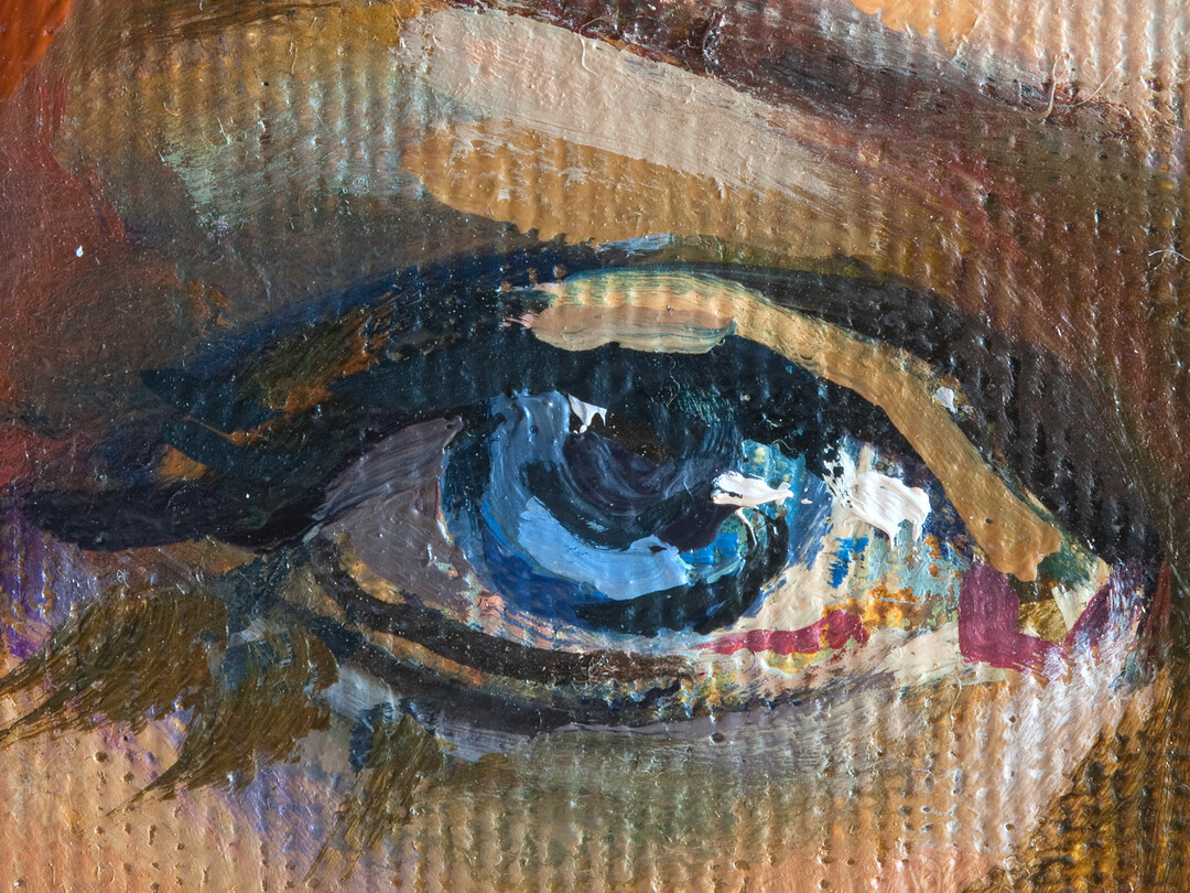 geschilderd oog