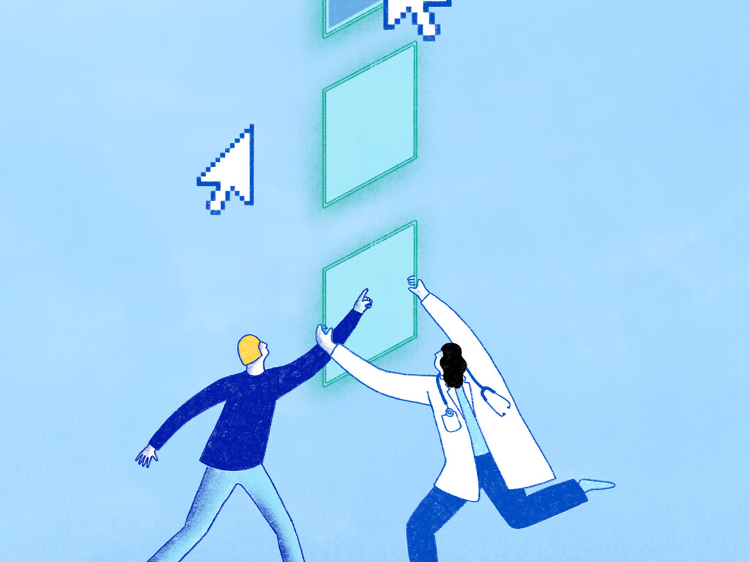 Mensen die grijpen naar blokjes