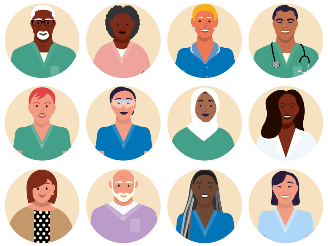 Illustratie van mensen van verschillende culturen