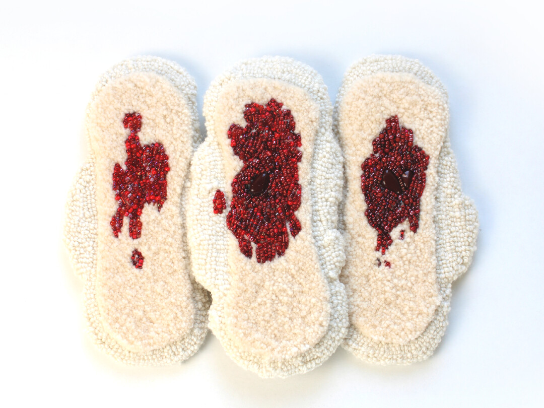 Gebruikt maandverband 