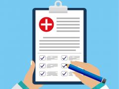 Illustratie van een klembord.