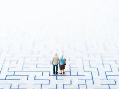 Koppel loopt op vervagende vloer