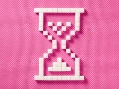 Illustratie van een zandloper