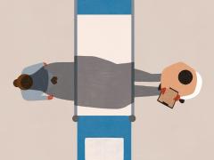 Illustratie van een ziekenhuisbed 