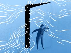 Illustratie deur dicht doen tegen geluid