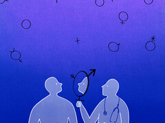 Illustratie van twee mensen