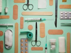 Allerlei items voor wondverzorging