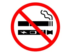 Beeld: Vladi108/Shutterstock No smoking and no vaping sign