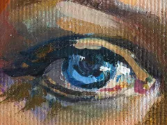 geschilderd oog