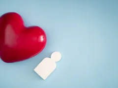 Hart met poppetje