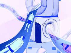 Illustratie van mensen en een MRI