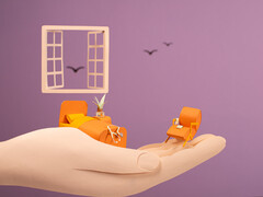 Illustratie van een sterfbed op een hand