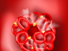 Illustratie van bloedstolling