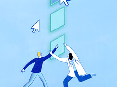 Mensen die grijpen naar blokjes