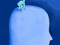 Illustratie van een hoofd met mannetjes erop wat een vraagteken op schrijft