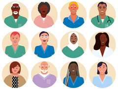 Illustratie van mensen van verschillende culturen