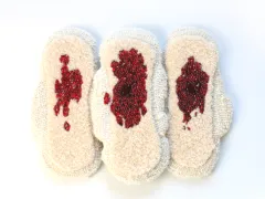 Gebruikt maandverband 