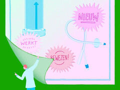 Illustratie van promotionele activiteiten